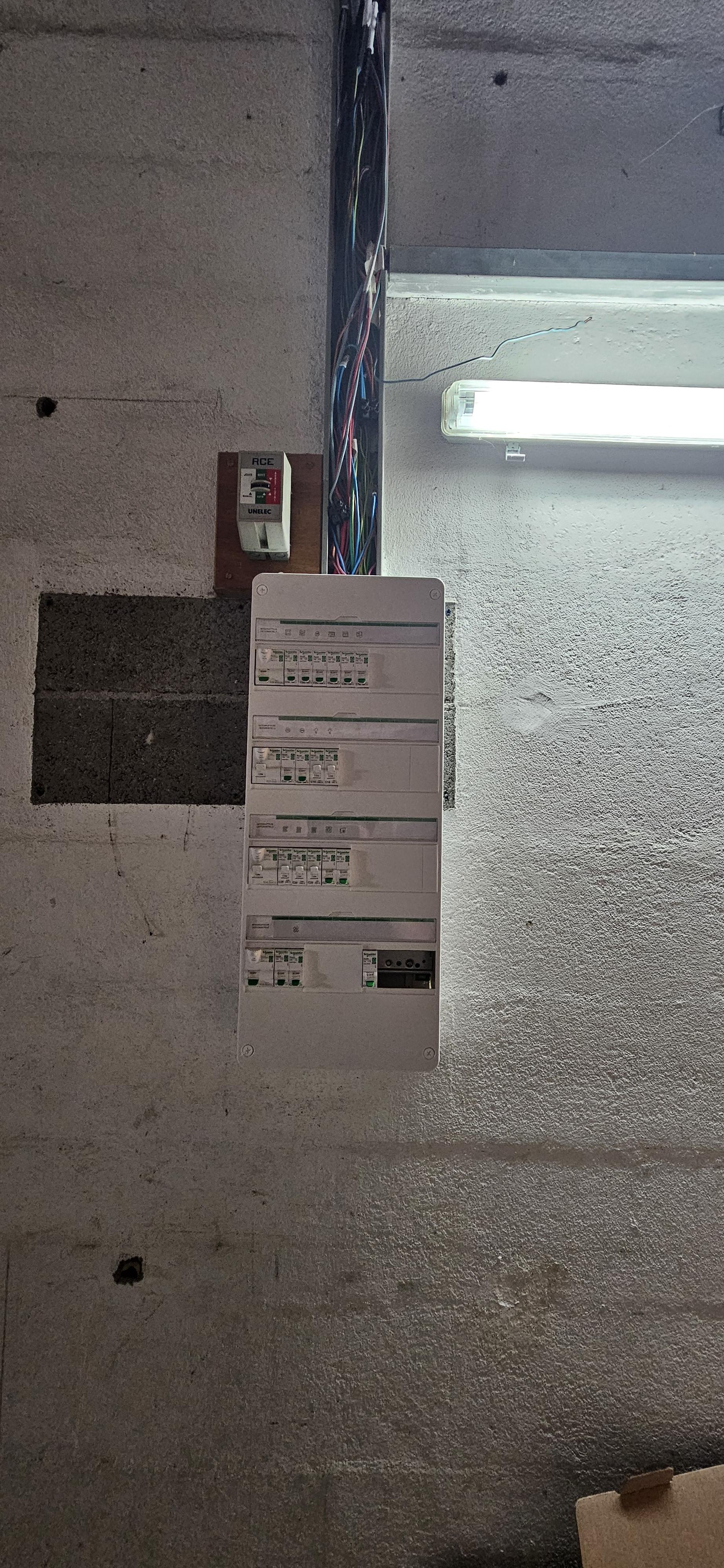 Remplacement d'un tableau électrique
